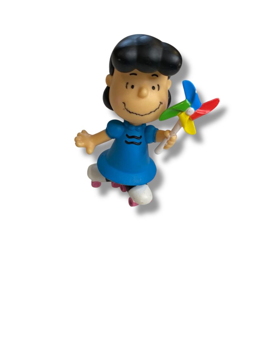 Just Play Lucy Peanuts Gang Figure Cake Topper 3" Figurine