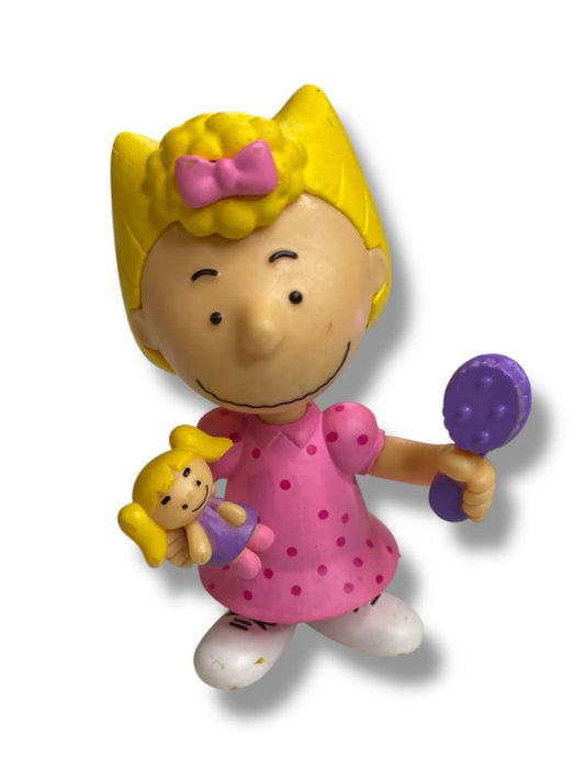 Just Play Sally Brown Peanuts Gang Figure Cake Topper 3" Figurine 2015