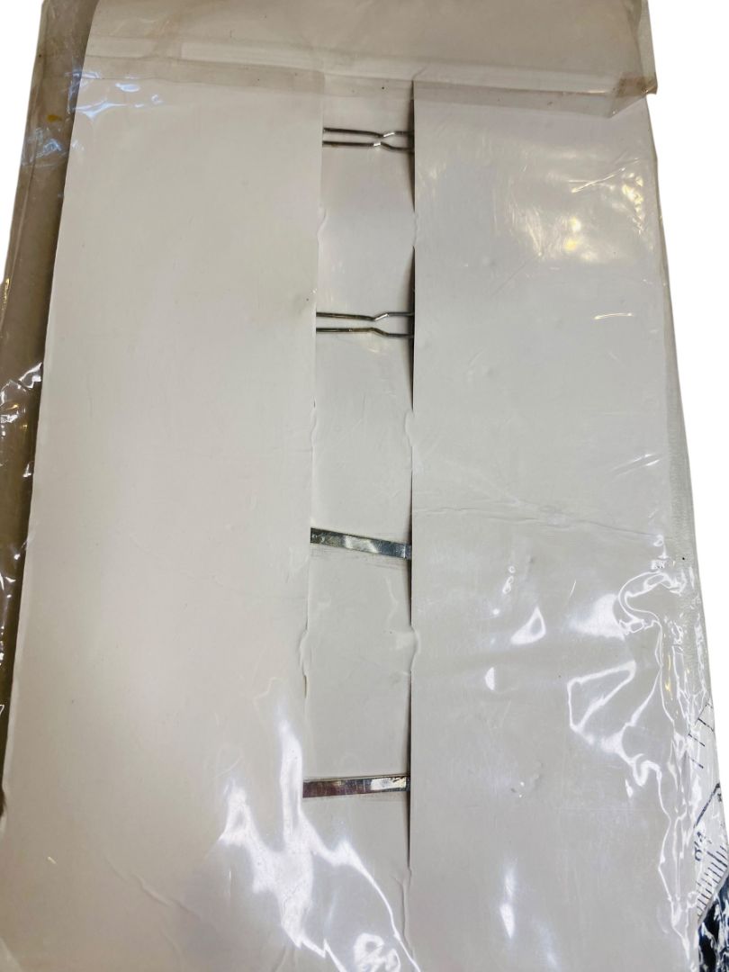 Package of 4 Silvertone Bobby Pins Barrettes Queen Faux Pearl New