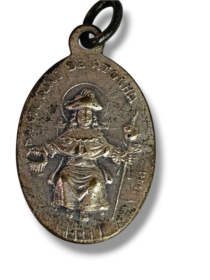 Vintage Religious Medal Lot of 3  Miraculous Medal Guadalupe Santo Nino Italy