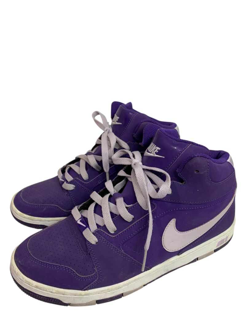 Size 9.5 Nike Son of Force Mid Purple Sneakers 614288-551 Womens