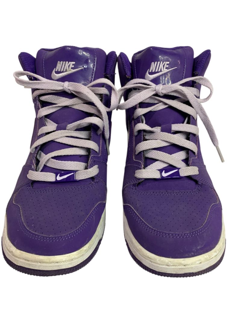 Size 9.5 Nike Son of Force Mid Purple Sneakers 614288-551 Womens