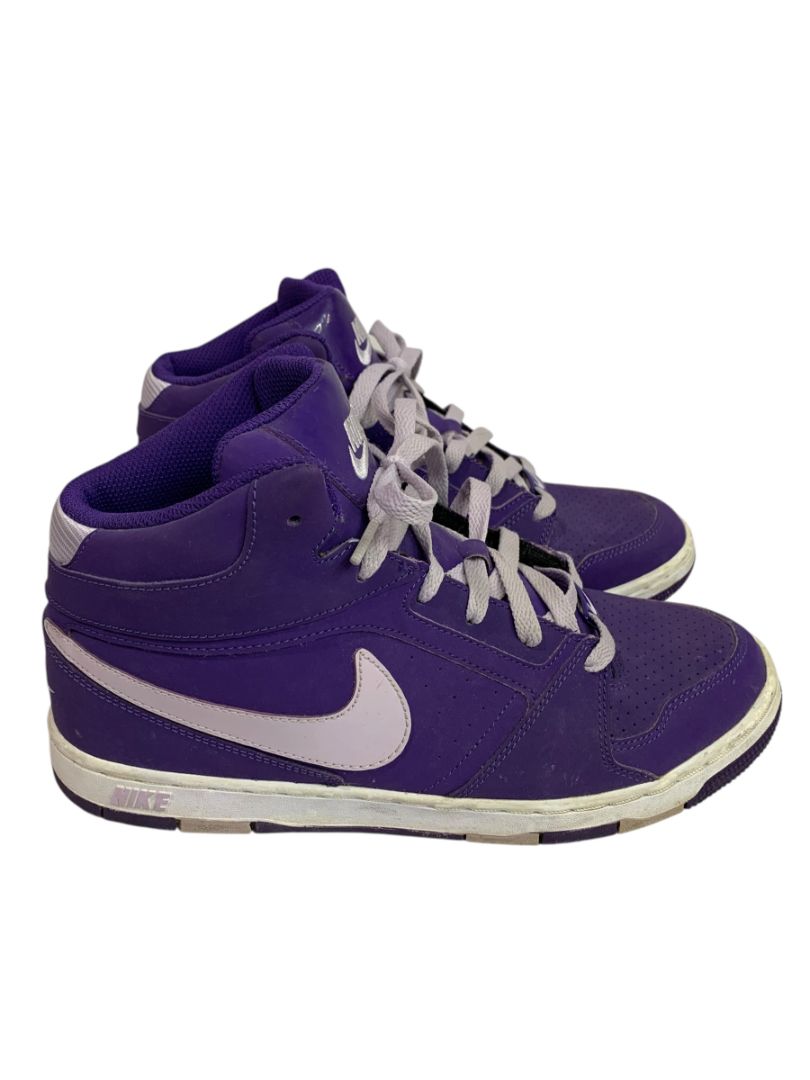 Size 9.5 Nike Son of Force Mid Purple Sneakers 614288-551 Womens