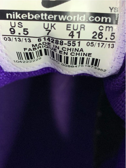 Size 9.5 Nike Son of Force Mid Purple Sneakers 614288-551 Womens