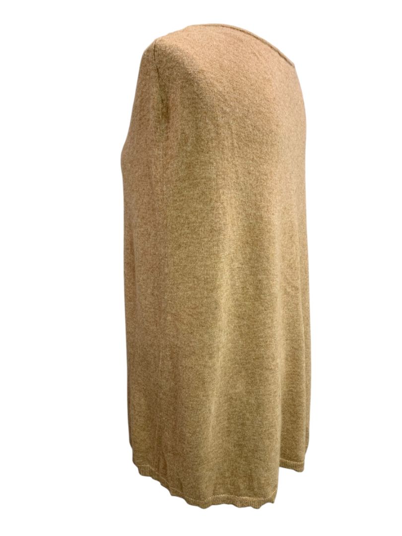Size XL INC International Concepts Silk Cashmere Blend Asymmetrical Poncho Tan
