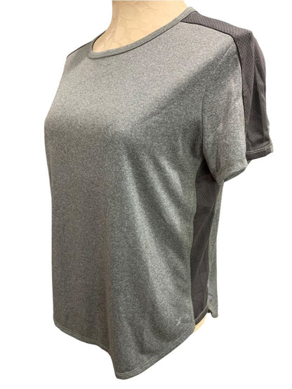Size XL (18.5P) Xersion Girls Plus Size Gray Quick-Dri Activewear Shirt