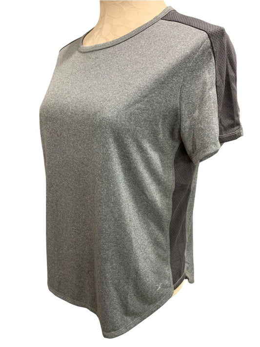Size XL (18.5P) Xersion Girls Plus Size Gray Quick-Dri Activewear Shirt