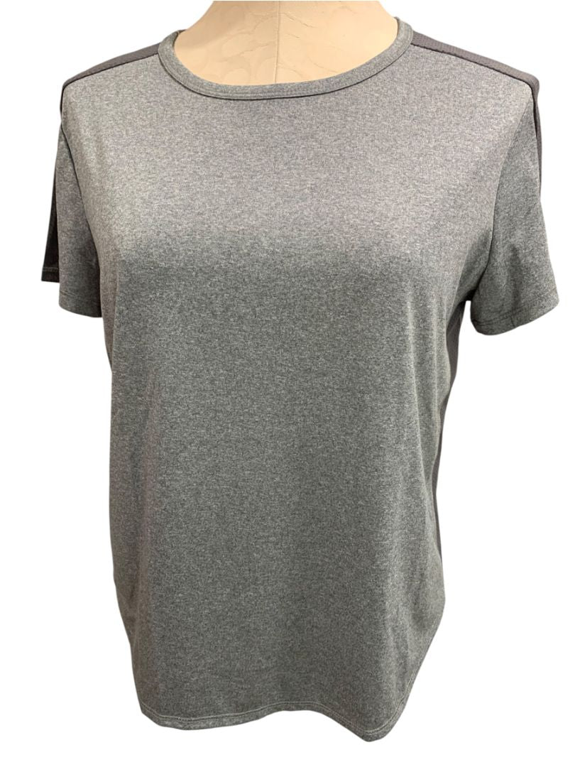 Size XL (18.5P) Xersion Girls Plus Size Gray Quick-Dri Activewear Shirt