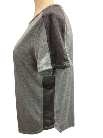 Size XL (18.5P) Xersion Girls Plus Size Gray Quick-Dri Activewear Shirt
