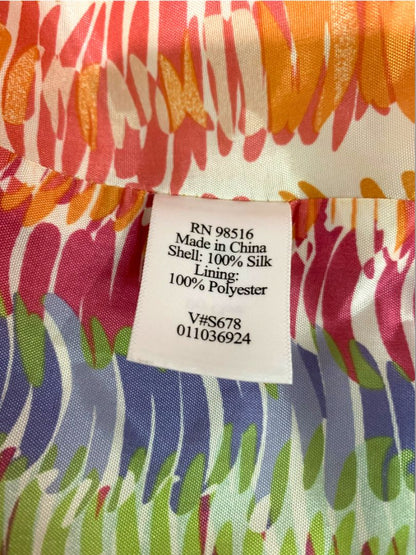 Size 16 Coldwater Creek New Womens Gold Yellow Silk Jacket