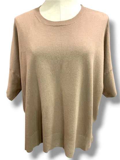Size XL Splendid Womens Brown Dolman Sleeve Soft Sweater