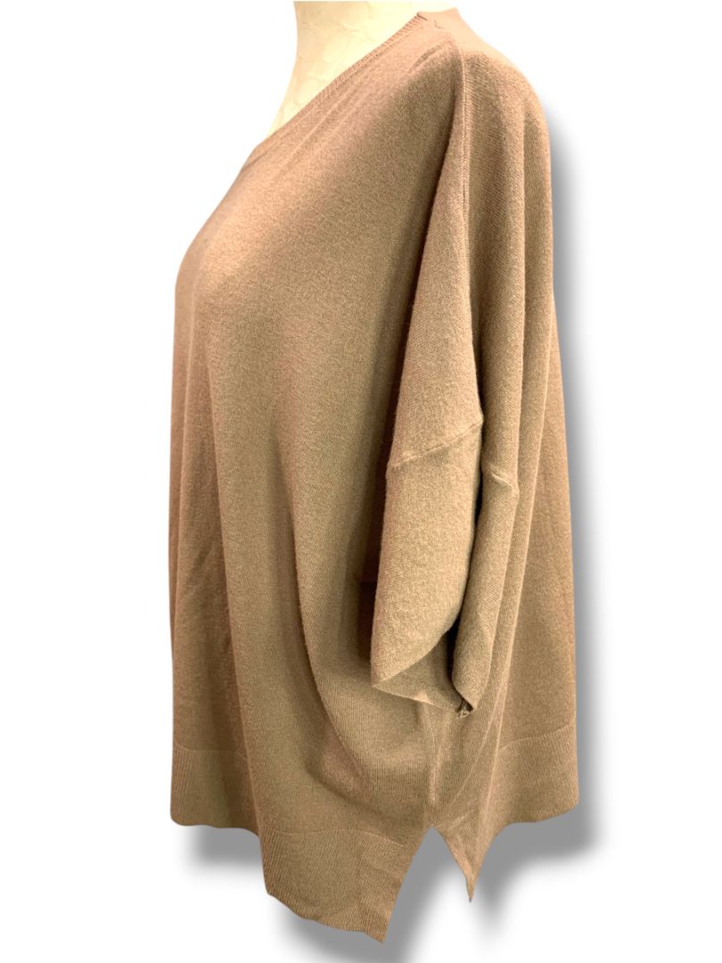 Size XL Splendid Womens Brown Dolman Sleeve Soft Sweater