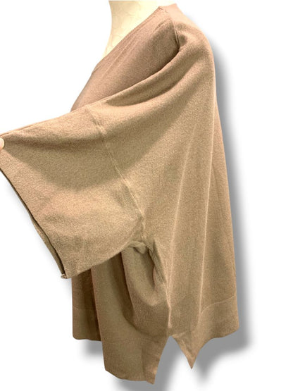 Size XL Splendid Womens Brown Dolman Sleeve Soft Sweater