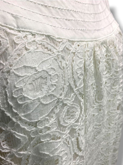 Size XL Liz Claiborne Cream Lace Overlay New Shift Dress Sleeveless