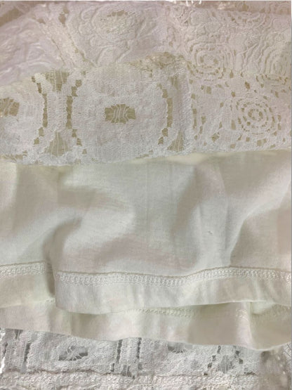 Size XL Liz Claiborne Cream Lace Overlay New Shift Dress Sleeveless