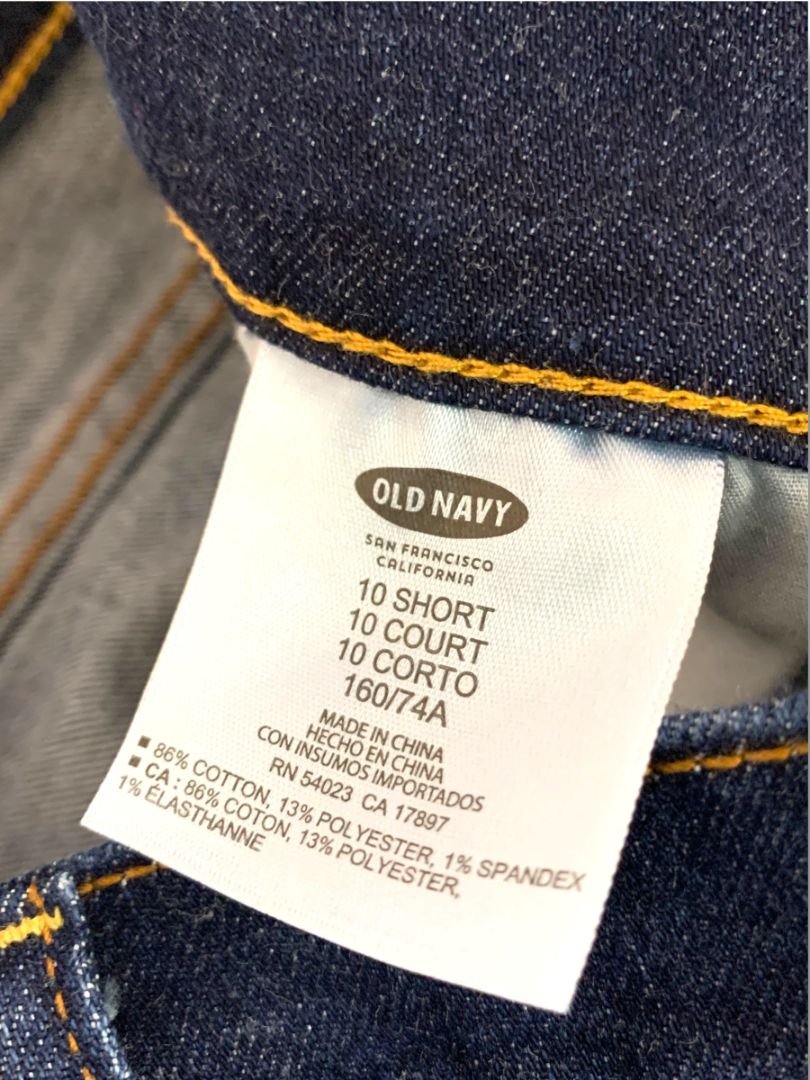 Size 10 Short Old Navy The Diva Womens Jeans Denim