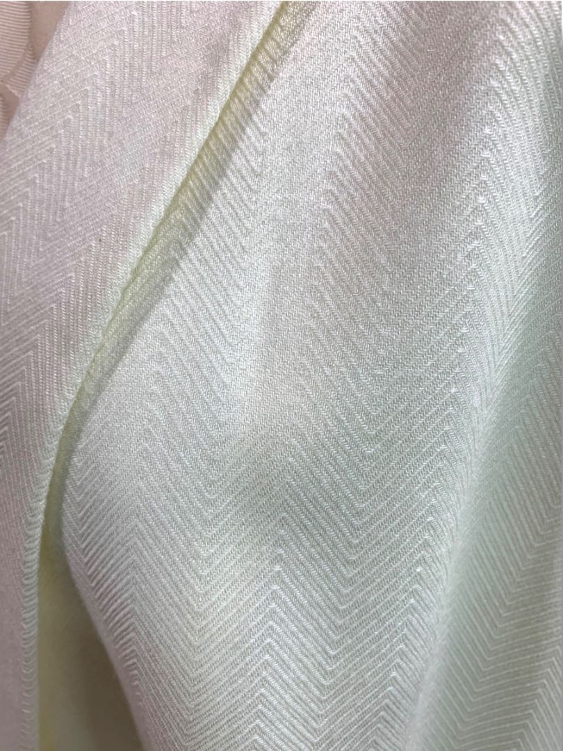 Size 14 Pappagallo Womens Vintage Longline New Cream Rayon Wool Blend