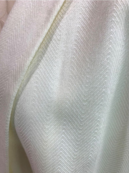 Size 14 Pappagallo Womens Vintage Longline New Cream Rayon Wool Blend