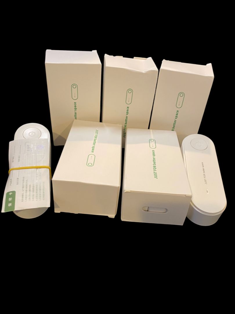 Lot of 7 Just for better space Plug-in Portable Pure Air- Negative Ion Air Purifiers New
