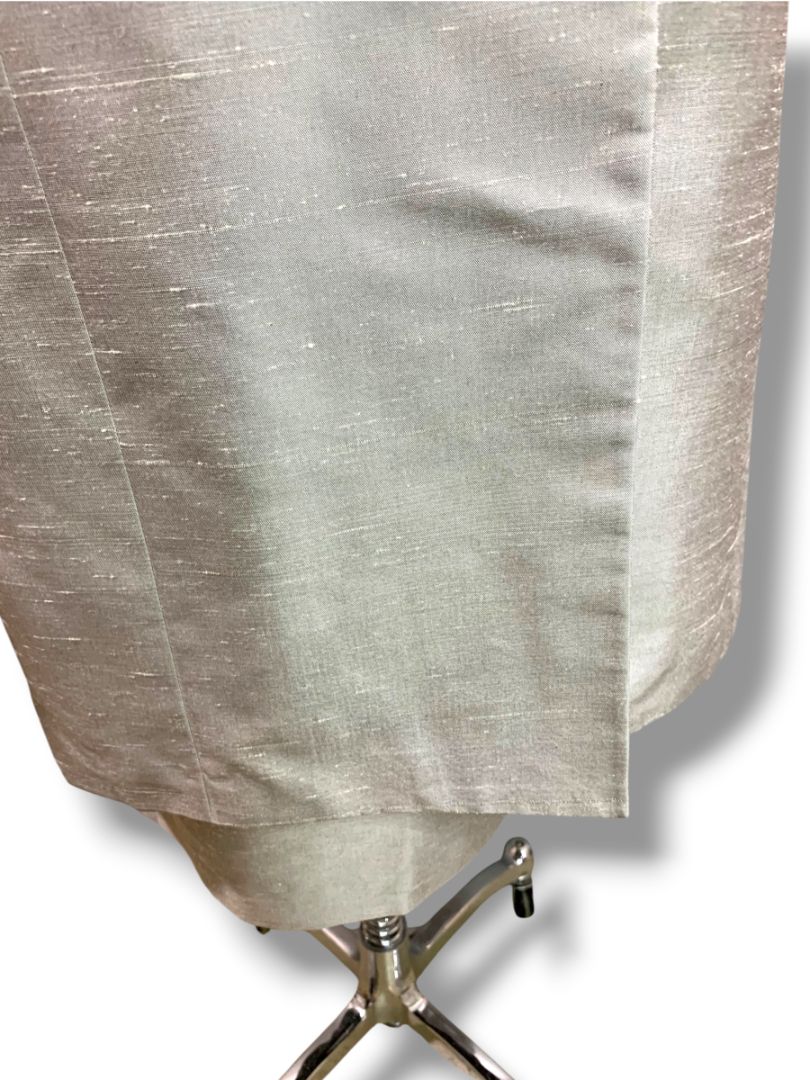 Size 14P Elisabeth by Liz Claiborne Silk Jacket and Sheath Dress Gray Lavender