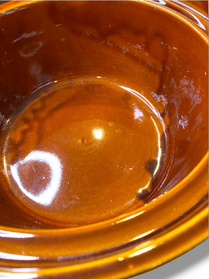 1970s Rival Orange Crock Pot 3350 5 Qt  Removable Stoneware Lid