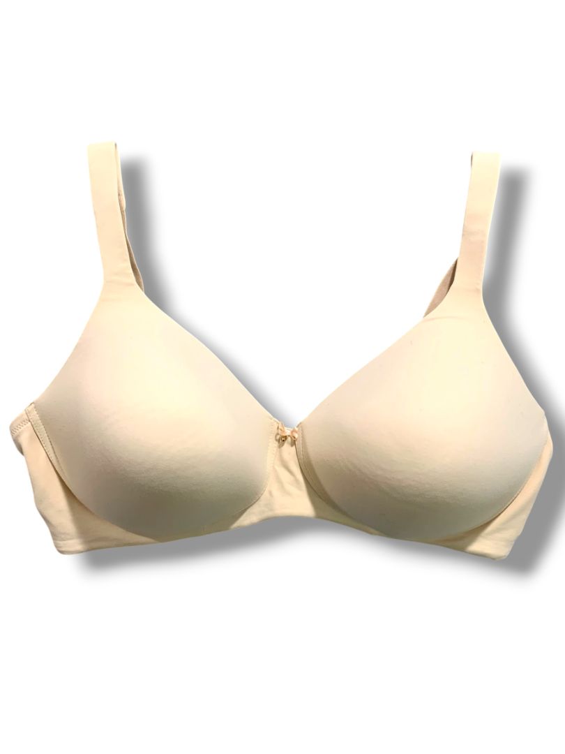Size 40D Soma Embraceable Wireless Bra Padded Beige 061703