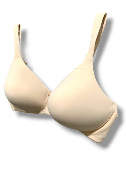 Size 40D Soma Embraceable Wireless Bra Padded Beige 061703