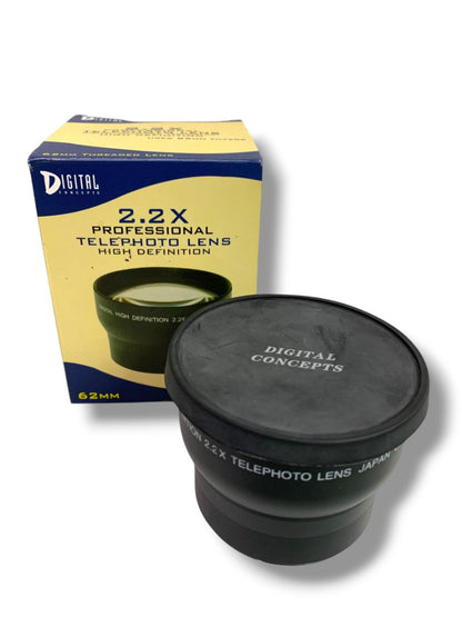 Digital Concepts High Definition Telephoto Lens Set 2.2x 62mm Lens Kit Item #2662T