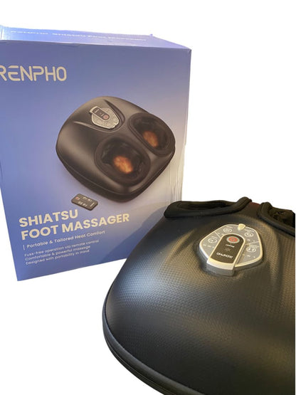 Renpho Shiatsu Foot Massager R-D003R Heated Portable