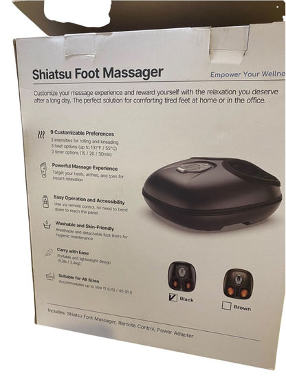 Renpho Shiatsu Foot Massager R-D003R Heated Portable