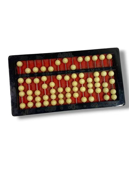 Vintage APH Large Abacus 4.5" X 8" Blind Low Vision Aid Device Calculator 1965