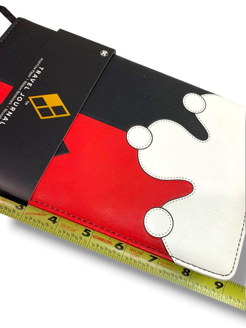 DC Comics New Harley Quinn Travel Journal Reusable Cover Ribbon Bookmark
