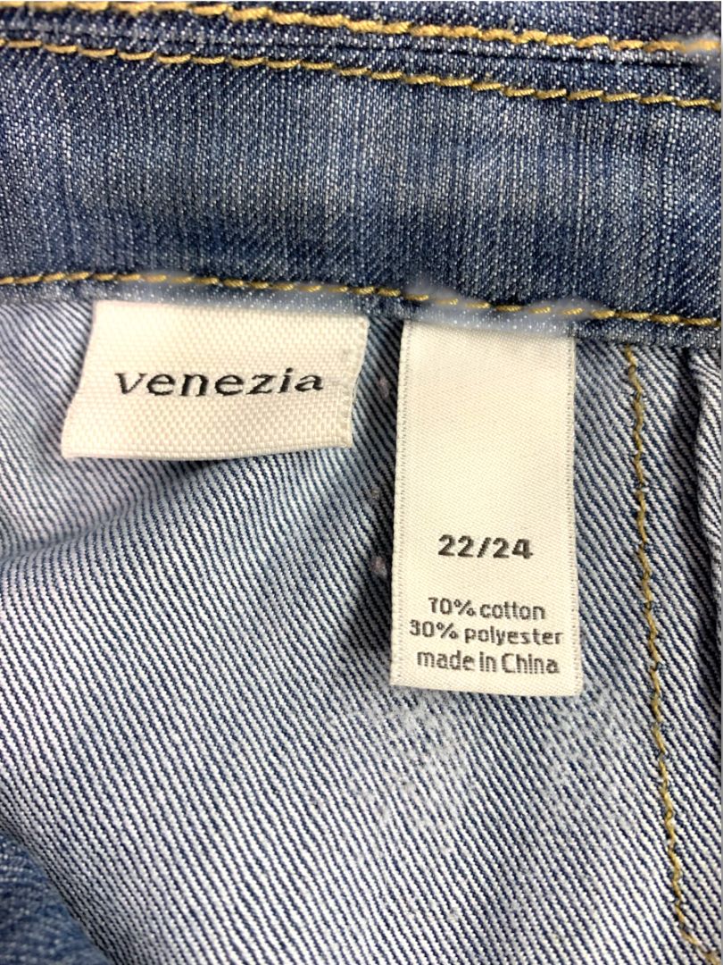 Size 22/24 Venezia Womens Jean Jacket Swing Baby Doll Style Denim