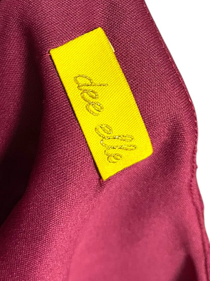 Size XS dee elle Magenta Lace Covered Dress Stretch Scoop Neck