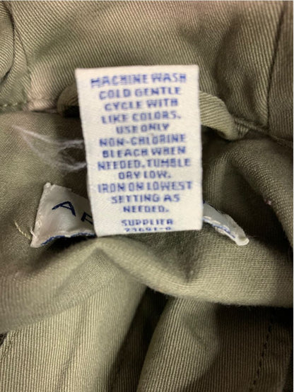 Large Arizona Jeans Co Womens Green Utility Cargo Jacket Hooded