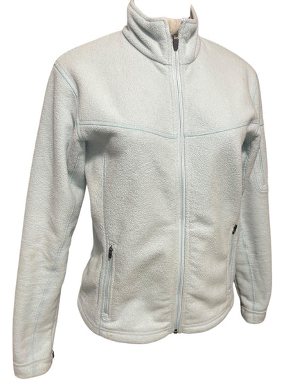 Small Eastern Mountain Sports Light Blue Womens Fleece Zip Up Jacket