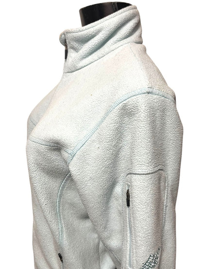 Small Eastern Mountain Sports Light Blue Womens Fleece Zip Up Jacket