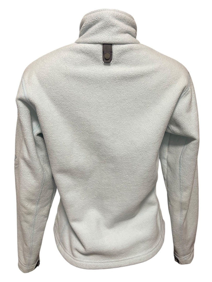 Small Eastern Mountain Sports Light Blue Womens Fleece Zip Up Jacket