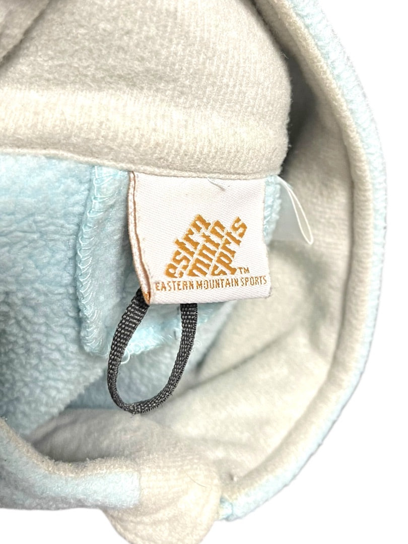 Small Eastern Mountain Sports Light Blue Womens Fleece Zip Up Jacket