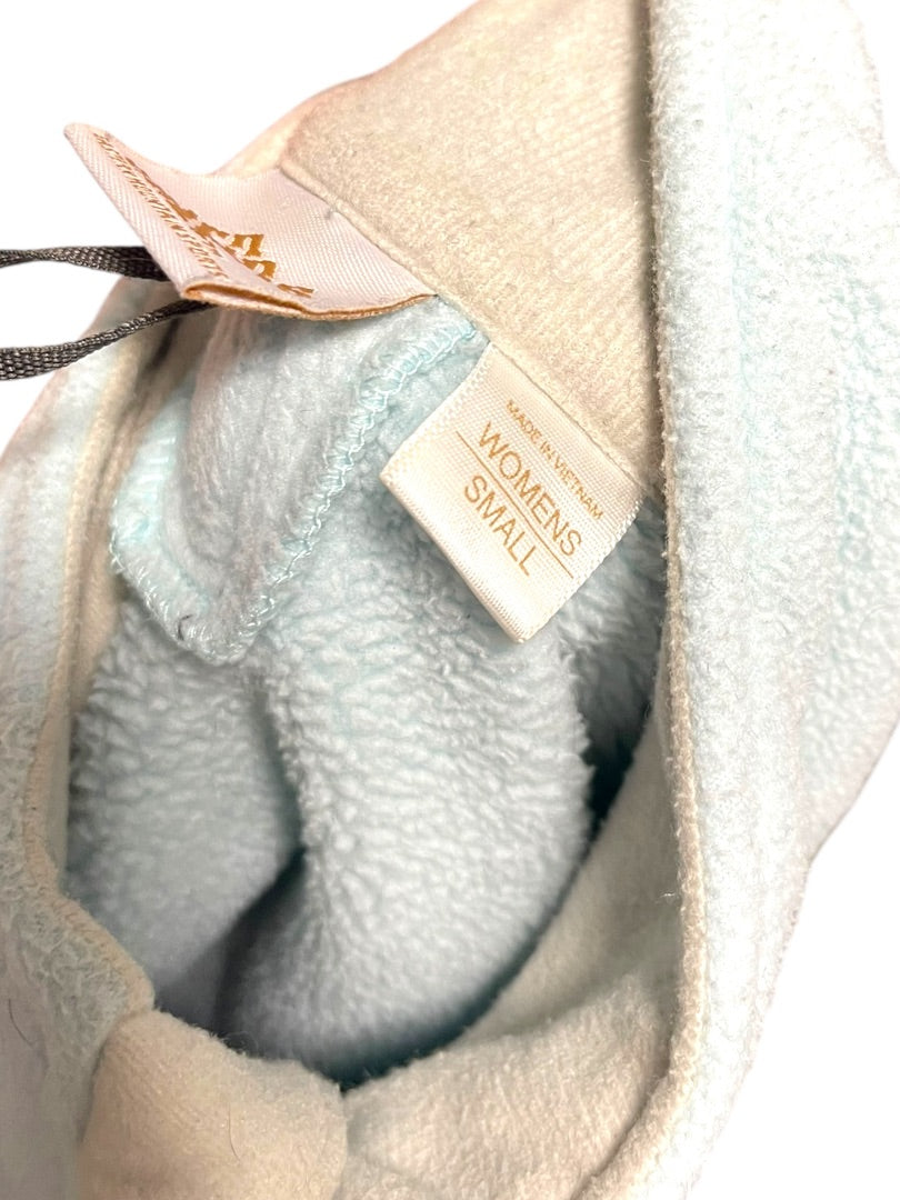 Small Eastern Mountain Sports Light Blue Womens Fleece Zip Up Jacket