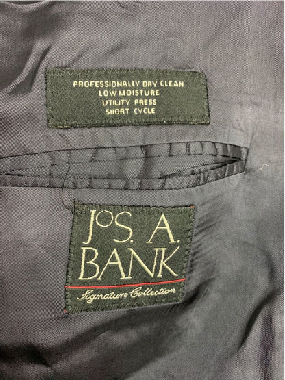 Size 48R Jos A Bank Mens Black 2 Button Sport Coat