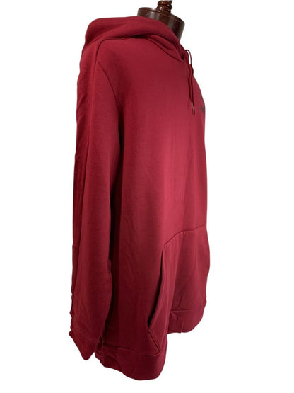 Large Puma New Mens Oversized Heavy Hoodie Sweatshirt Tibetan Red