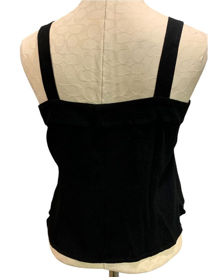 Size 18 Zelda Womens Tank Square Neck Black Base Layer Size Zip