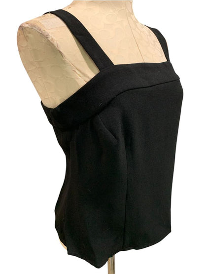 Size 18 Zelda Womens Tank Square Neck Black Base Layer Size Zip