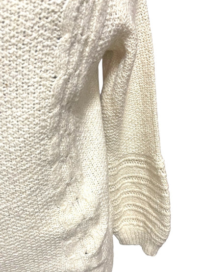 Medium Sleeping on Snow Anthropologie Ivory Soft Sweater Wide Cowl Neck