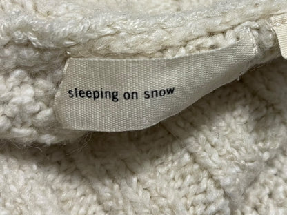 Medium Sleeping on Snow Anthropologie Ivory Soft Sweater Wide Cowl Neck