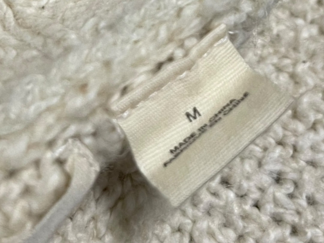 Medium Sleeping on Snow Anthropologie Ivory Soft Sweater Wide Cowl Neck
