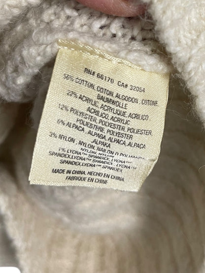 Medium Sleeping on Snow Anthropologie Ivory Soft Sweater Wide Cowl Neck