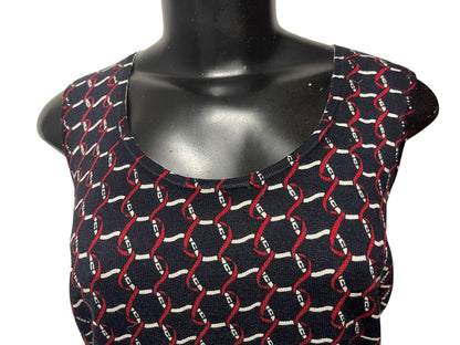 Small Petite Talbots Petites Womens Silk Blend Sweater Shell Tank Black