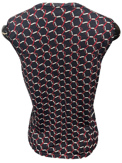 Small Petite Talbots Petites Womens Silk Blend Sweater Shell Tank Black